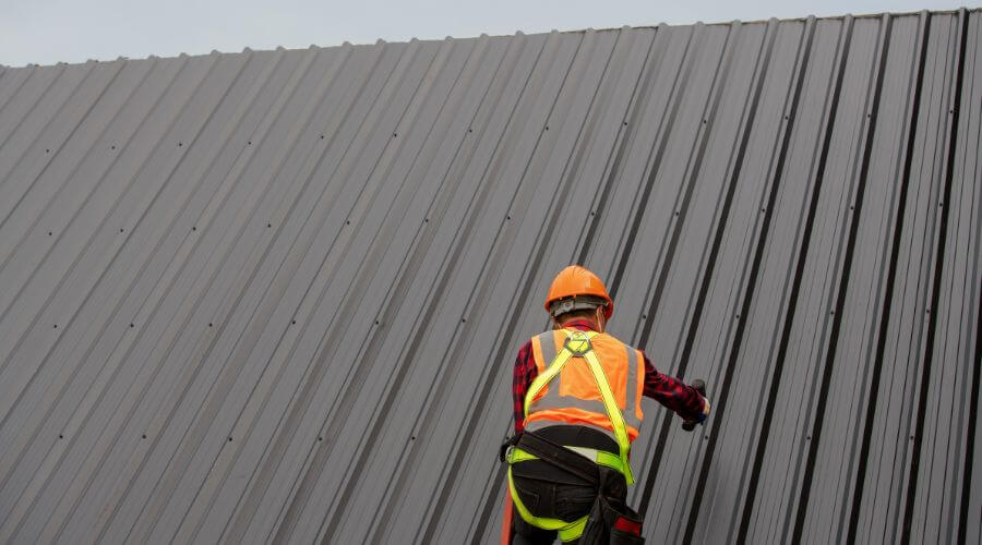 Professional metal roof installation services in Kaplan, LA